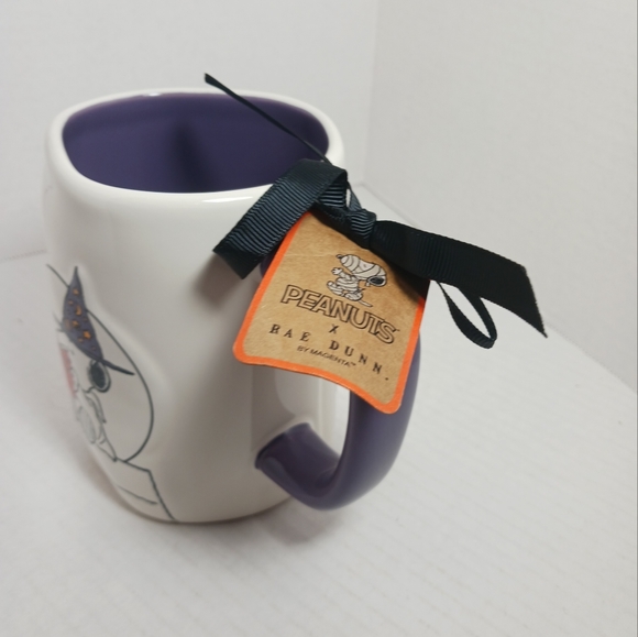 Peanuts x Rae Dunn Snoopy Magic Potion Warlock Ceramic Coffee Mug 2023 NEW - Picture 5 of 5